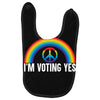 I Am Voting Yes Baby Bibs