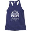 run without a destination Racerback Tank