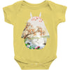 Totoro With Japanese Landscape Baby Bodysuit