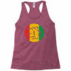 rasta lion head reggae dub step music dance Racerback Tank
