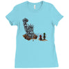 the planet of the kong Ladies Fitted T-Shirt