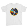 Nasa  Blue White Yellow Color Youth Tee