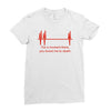 for a moment there you bored me to death Ladies Fitted T-Shirt