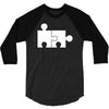 rude jigsaw ideal birthday present or gift 3/4 Sleeve Shirt