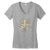 torn rib cage Women's V-Neck T-Shirt