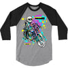 pop biker 3/4 Sleeve Shirt