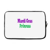 mardi gras princess Laptop sleeve