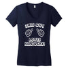 this guy loves kentucky   copy Women's V-Neck T-Shirt