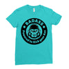 badass bad angry primate 2 Ladies Fitted T-Shirt