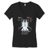 all play and no work Women's V-Neck T-Shirt