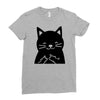 black cat (2) Ladies Fitted T-Shirt