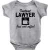 instant lawyer just add coffee Baby Bodysuit