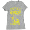 I Don't Need Therapy Just to Go Windsurfing Ladies Fitted T-Shirt