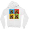 pop art Zipper Hoodie