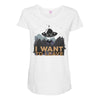 I Want To Leave Maternity Scoop Neck T-shirt