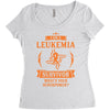 I am a Leukemia Cancer Survivor - What's Your Superpower? Women's Triblend Scoop T-shirt