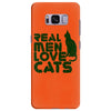 real men love cats, funny quote Samsung Galaxy S8 Plus