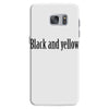black and yellow Samsung Galaxy S7
