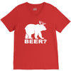 bear deer beer V-Neck Tee