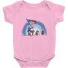raising the flag Baby Onesie