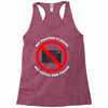 no photos please Racerback Tank