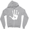 handprint sticker vinyl decal Zipper Hoodie