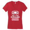 v t shirt inspired by deadliest catch   on the crab. Women's V-Neck T-Shirt