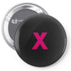 pink x Pin-back button