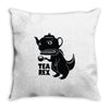 tea rex Throw Pillow