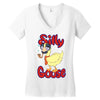 silly goose Women's V-Neck T-Shirt