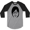 crazy girl 3/4 Sleeve Shirt