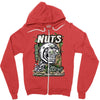 nuts about bikes Zipper Hoodie
