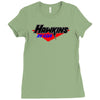 hawkins av club Ladies Fitted T-Shirt