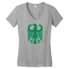 german army eagle bundeswehr Women's V-Neck T-Shirt
