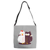 breakfast friends forever Adjustable Strap Totes