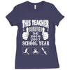 This Teacher Survived The 2016 2017 School Year Ladies Fitted T-Shirt