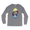 drinking beer Long Sleeve Shirts