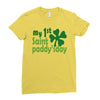 my 1st saint paddyday Ladies Fitted T-Shirt