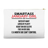 Smartass January Girl Accessory Pouches