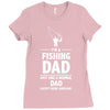 i'm a fishing dad   daddy Ladies Fitted T-Shirt