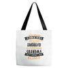 Super Cool Granddaughter Of A Freaking Awesome Grandma Tote Bags