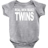 real men make twins (2) Baby Onesie
