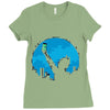 bat signal Ladies Fitted T-Shirt