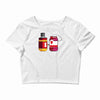 pb&amp;j wedding Crop Top