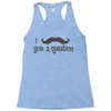 mustache Racerback Tank