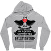 I Am Actually In A Very Commited Relationship Zipper Hoodie