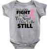 the lord will fight for you, you need only to be still Baby Bodysuit