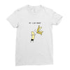 let's get naked Ladies Fitted T-Shirt