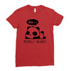 bearly awake Ladies Fitted T-Shirt
