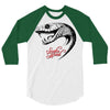 snake head 3/4 Sleeve Shirt